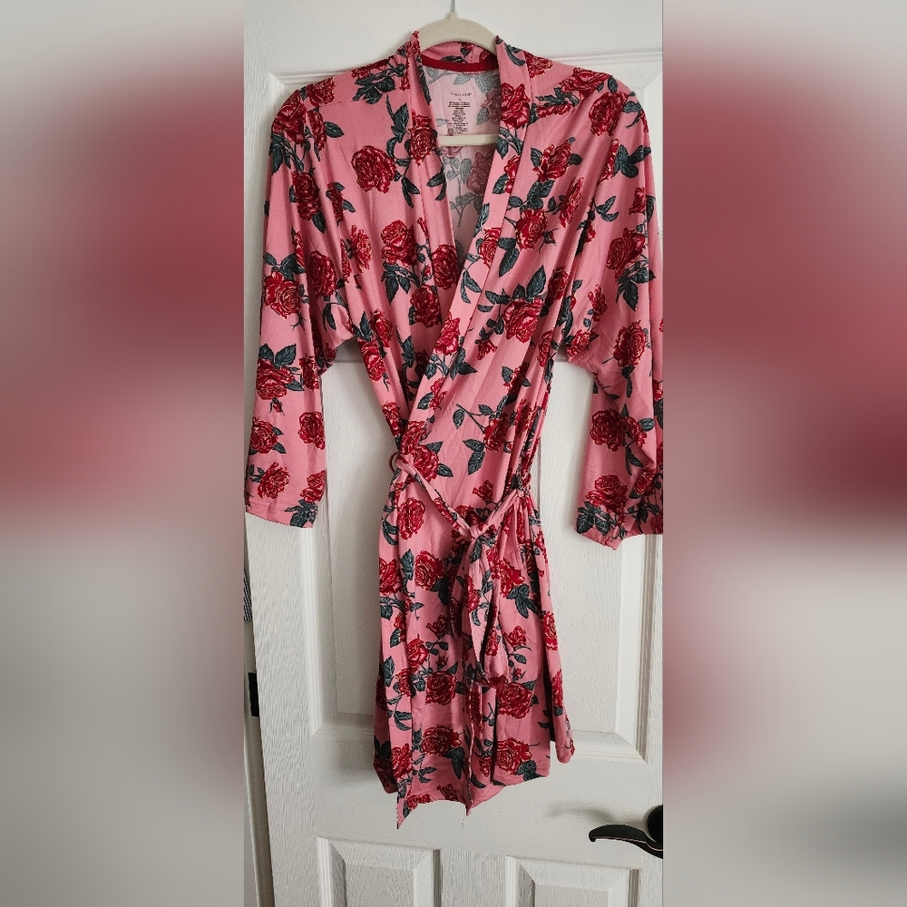 Rose Robe & Nightgown COMBO - Sz Lrg